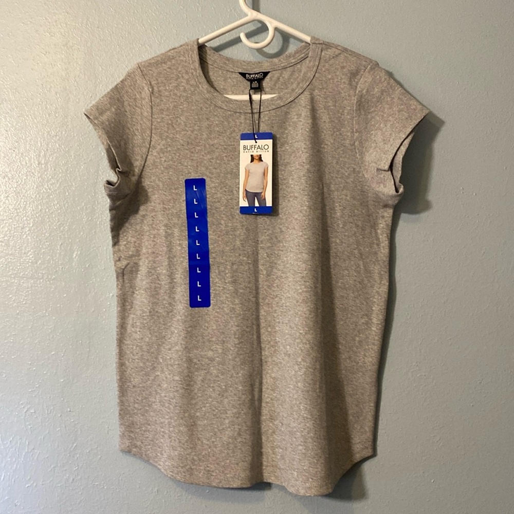 NWT Buffalo David Bitton Ribbed T-Shirt